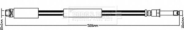 BORG & BECK Bremžu šļūtene BBH8283